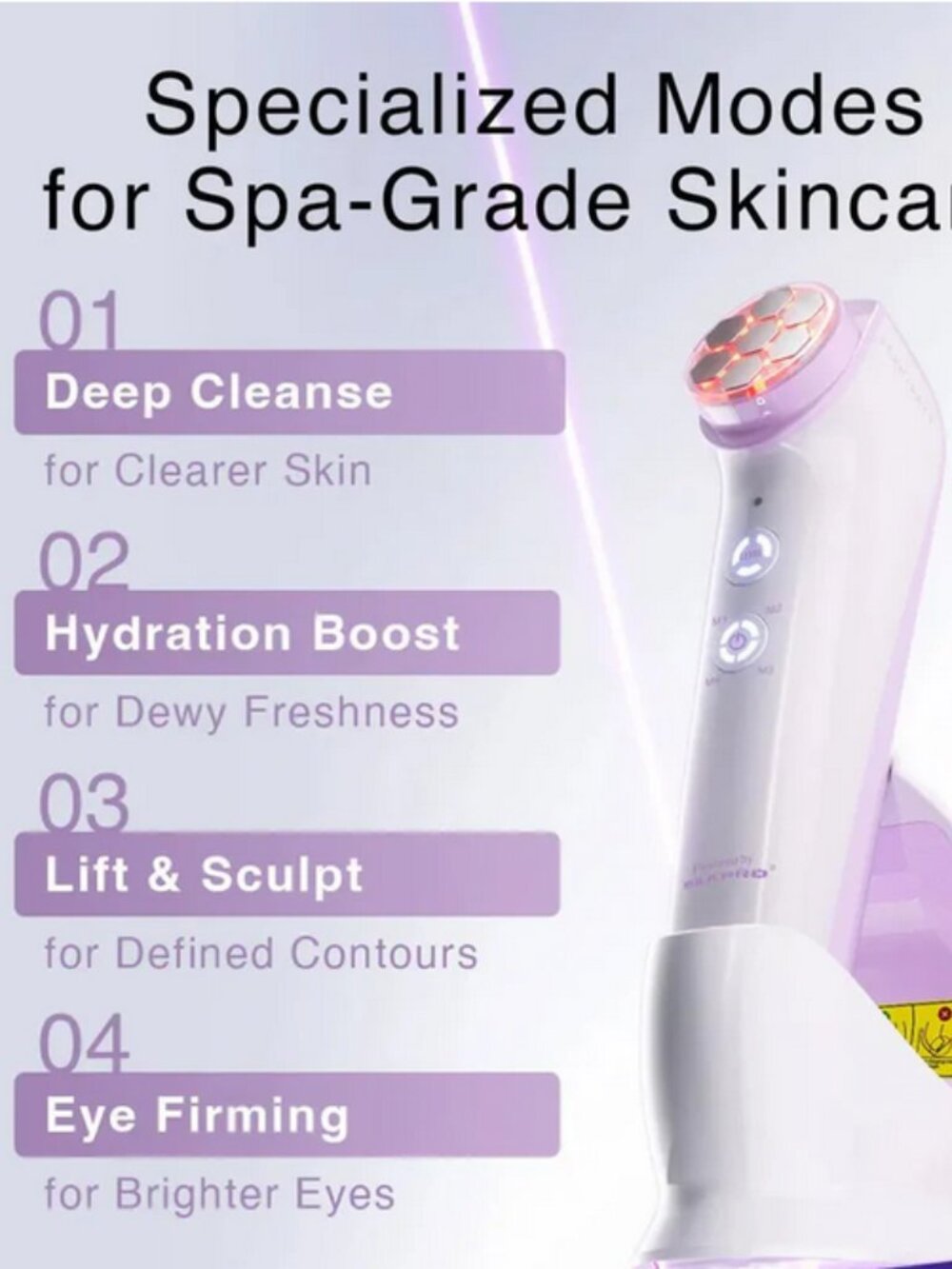 DermRays FusionGlow Multi-Functional Microcurrent Facial Toning Device - $599
